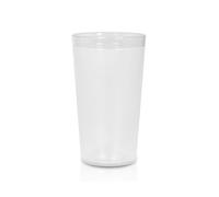 Stor Vaso apilable transparente de plástico SAN 340 ml - Vaso reutilizable para hostelería, comedores, eventos y catering, apto para microondas y lavavajillas