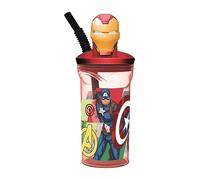 Stor Vaso Con Figura 3d Del Hombre De Las Siete Maravillas De Los Vengadores Hierro 360ml