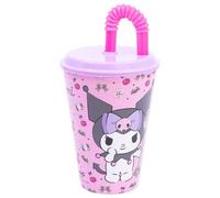 Stor Vaso infantil con tapa y pajita de 430 ml de Kuromi