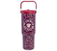 Stor Vaso Térmico Minnie Mouse 860ml Acero Inoxidable con Asa - Taza de Viaje Reutilizable para Café y Bebidas Frías y Calientes