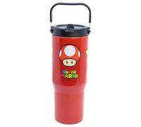 Stor Vaso Térmico Super Mario Bros 860ml Acero Inoxidable con Asa - Taza de Viaje Reutilizable para Café y Bebidas Frías y Calientes