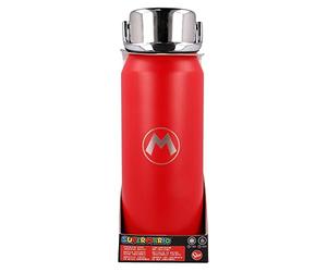 Stor8412497013746Acero Inoxidable Térmica Botella, 505 ml Capacidad, Super Mario Hugo