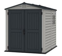 StoreMate Plus 6 'x 6' Duramax PVC House, 190x190x213 CM Grigio/Grigio Scuro