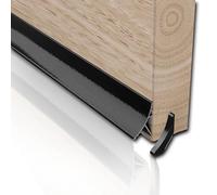 Stormguard - Burlete para puerta de madera (914 mm, 32 mm), color negro