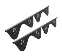 Stove Crevice Covers - 2 Pack Counter Filler Trim, Adjustable 13.8 To 27.5 Inch Range Protector, Heat Resistant Kitchen Sealing Strip, Flexible Spill Blocking Guard | Easy Coverage Solution For St