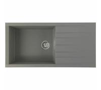Stradour CUBE Fregadero Incorporado SMC Concrete Grey 100x50 cm