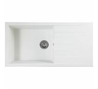 Stradour Fregadero incorporado CUBE 1 Recipiente SMC Blanco Uni - 17, 100 x 50 cm