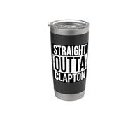 STRAIGHT OUTTA CLAPTON Londres Vaso térmico de acero inoxidable de doble pared