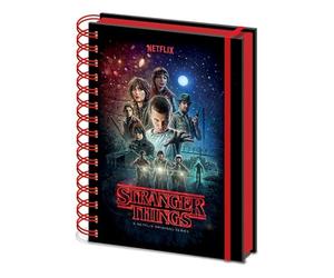 Stranger Things - Cuaderno de notas con espiral A5, multicolor (SR72776)