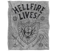 Stranger Things Hellfire Lives Graduation Manta súper Suave con Tacto Sedoso 152 X 127 Cm