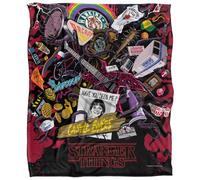 Stranger Things Iconos del Día de Stranger Things Manta Ultrasuave de Tacto Sedoso 152 x 127 cm