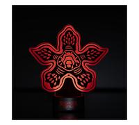 Stranger things laser etched lámpara demogorgan