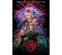 Stranger Things Póster Summer of 85 [Season 3/Tercera Temporada (61cm x 91,5cm) + 1 Paquete de tesa Powerstrips® (20 Tiras)