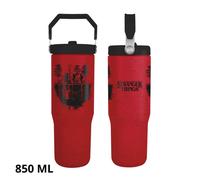 Stranger things - taza de viaje grande con asa 850 ml