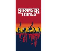 Jerry Fabrics Stranger Things - Toalla de Playa 100% algodón, Piscina, baño, Deporte (25TW013)