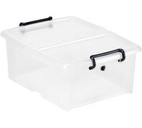 Strata hw695 caja de almacenaje rectangular polipropileno (pp) negro,