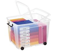 Strata, modelo 2006760110. Caja multiusos de 75 litros con ruedas