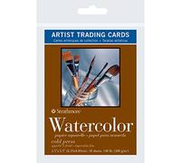 Strathmore 105-904 400 Series Acuarela Artista Trading Cards, Superficie de Prensa en frío, 10 Hojas