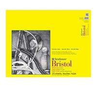 Strathmore 300 Series Bristol-Bloc de Papel vitela de 19 x 24 Pulgadas, 20 Hojas, Encuadernado con Cinta, 19" x 24"
