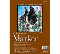 Strathmore Bloc Encolado 22,8x30,5 24H Marker (400) 190g Blanco