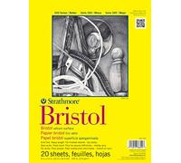 Strathmore Bristol Vellum Paper Pad 9 "X 12"-20 fogli