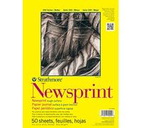 Strathmore STR-307-809 - Bloc de notas para papel de periódico (50 hojas, 9 x 12 pulgadas)