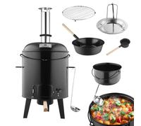 Strattore Barbacoa De Carbón Cañón de Goulash Camping BBQ Jardín Portátil 19 L