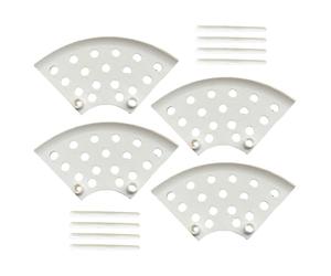 Strawberry Support Cradles, 4 Piece Garden Holder Set, Fruit Growing Protector Stands, 6.89x3.54 Inches, Elevated Cage Racks, for Potted Plants, Lawn, Roses, Outdoor Flower