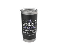 Strength is What We Gain From the Madness We Survive Women Vaso térmico de acero inoxidable de doble pared