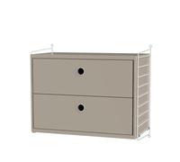String Dormitorio String beige y blanco - Combinación A