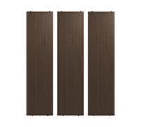 String Estante String Roble oscuro. 78x20 cm. pack de 3