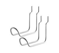 String Gancho vertical String Outdoor Acero inoxidable. doble. paquete de 2