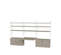 String Habitación de niños String beige y blanco - Combinación F