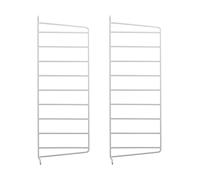 String Panel de pared String Blanco. 50x20 cm. paquete de 2