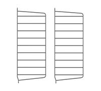 String Panel de pared String Gris oscuro. 50x20 cm. paquete de 2
