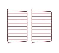 String Panel de pared String Rojo oscuro. 50x30 cm. 2-pack