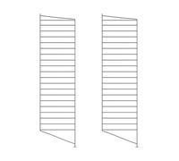 String Panel de suelo String Gris oscuro. 115x30 cm. set de 2