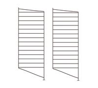 String Panel de suelo String Marrón oscuro. 85x30 cm. pack de 2