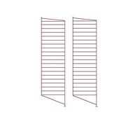 String Panel de suelo String Rojo oscuro. 115x30 cm. 2-pack