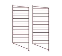 String Panel de suelo String Rojo oscuro. 85x30 cm. 2-pack