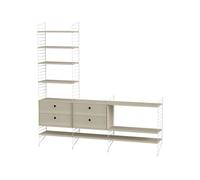 String Salón String fresno y blanco - Combinación J