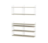 String Salón String fresno y blanco - Combinación N