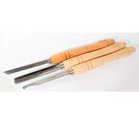 Stubai Gubia Madera Set 3 Piezas S700001 Escoplo Cuchillo Cinceles de Torno En Bolsa