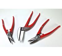 STUBAI, juego de tijeras para chapa, 3 piezas. Tijeras mini, tijeras de corte continuo, modelo Pelikan