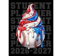 Student Planner 2026-2027: Baseball Academic Agenda With Dated Weekly and Monthly Spreads, Homework Organizer, Assignment Tracker, Class Schedule, and ... School Students | Great for Boys and Teens