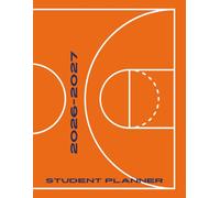 Student Planner 2026 - 2027: Basketball cover with primary color interior