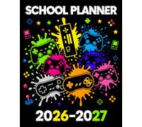 Student Planner 2026-2027 Gaming: Dated Weekly and Monthly Spreads, Assignment Tracker, Habit Tracker and Homework Organizer for Middle and High ... Ideas for Video Game Lovers in Back to School