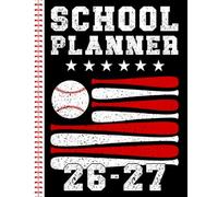 Student Planner 2026-2027 USA flag Baseball: Dated Academic Agenda for Middle and High School Students with Weekly Planning Pages, Monthly Spreads, ... Tracker | Best Back to School Gift for Boys