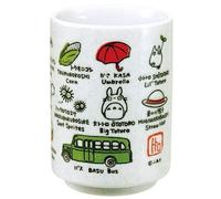 Studio Ghibli - My Neighbor Totoro - Totoro and Friends, taza de té japonesa de porcelana Benelic