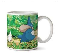 Studio Ghibli Taza de cerámica con diseño de mi vecino Totoro blanco impreso, en embalaje transparente.